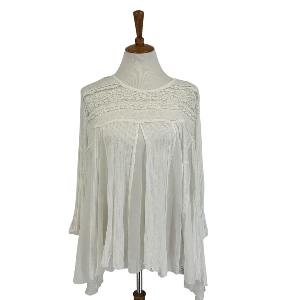 NWT Free People Penny Lane Boho Lace Trapeze Tunic Top Size S - Picture 5 of 14